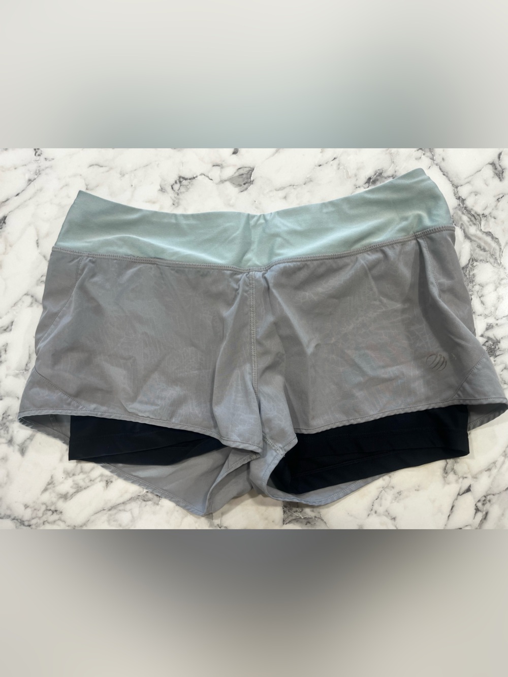 MPG running shorts with built in spandex Medium